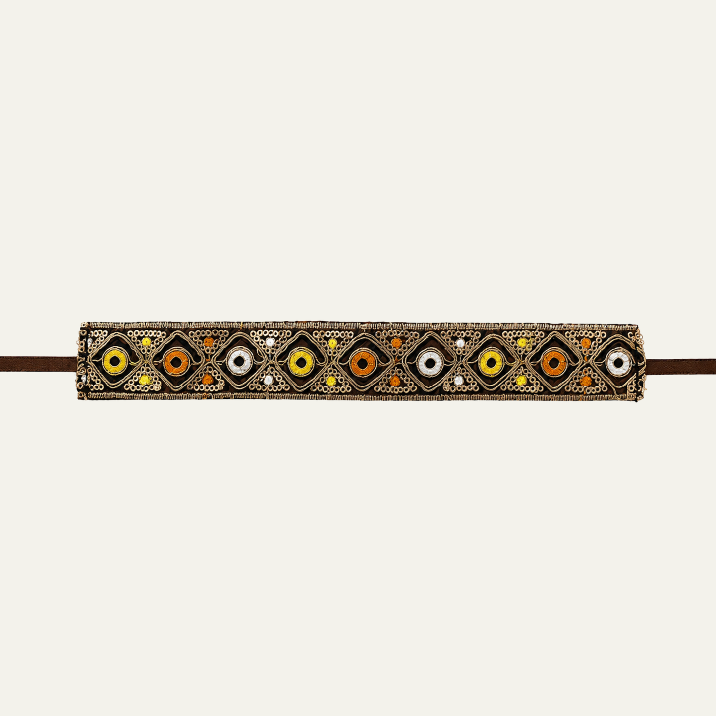 Choker India - Brown